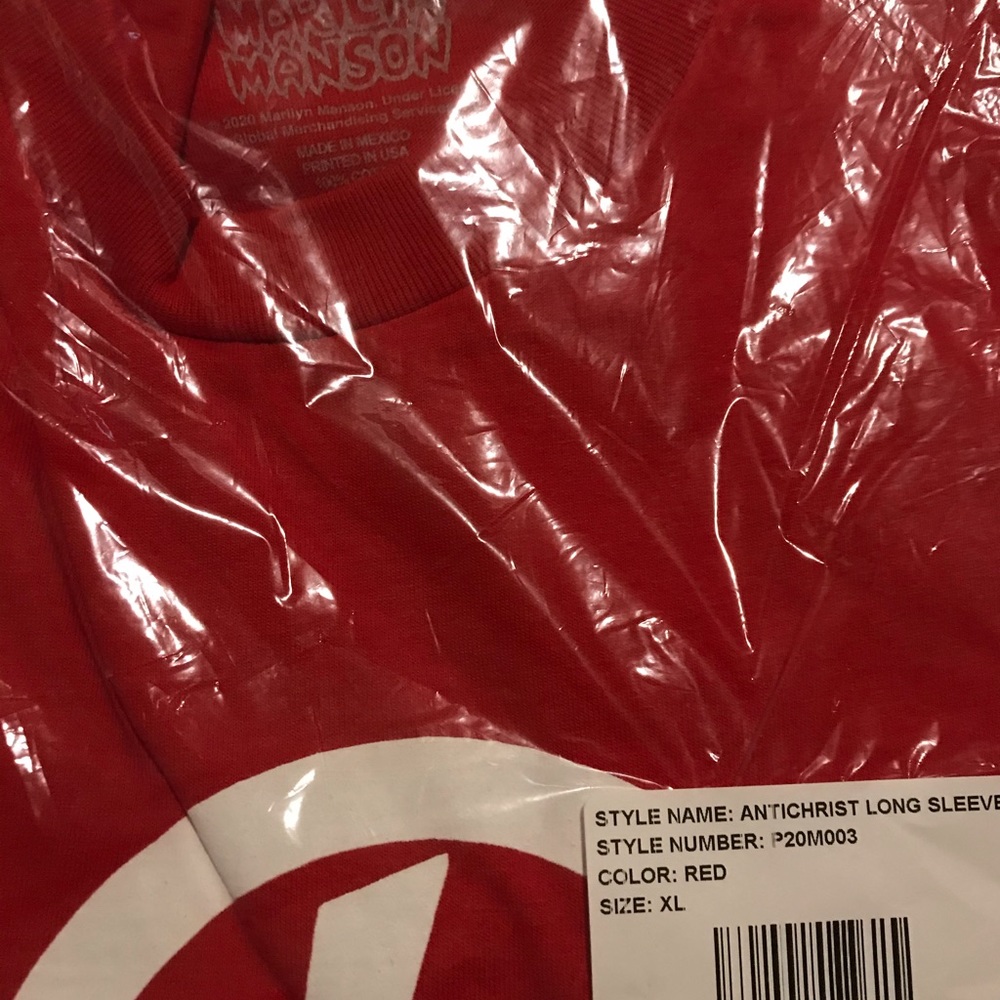 Marilyn Manson x Pleasures long sleeve tee - Picture 3 of 3
